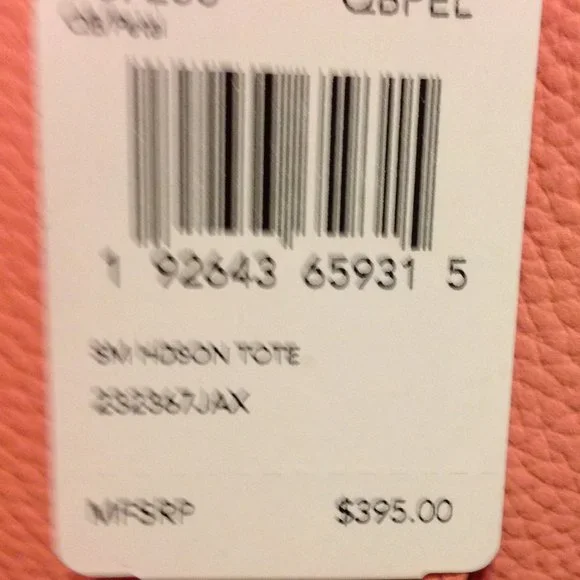 Coach Petal Pebble Leather Hudson Tote In Petal Barbiecore - Picture 10 of 13